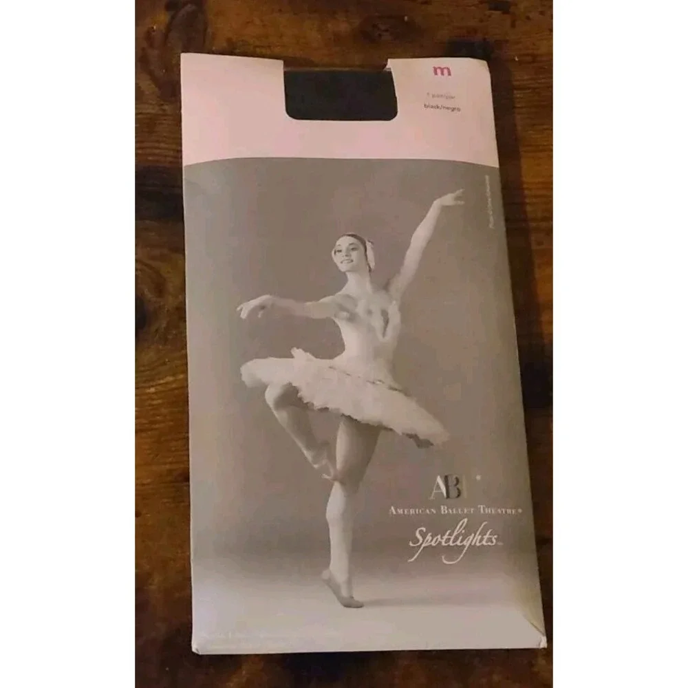 Girls ABT‎ American Ballet Theatre SPOTLIGHTS BALLET Black TIGHTS ~ Medium